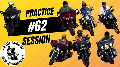 Practice Session #62 - Advanced Slow Speed Motorcycle Riding Skills (with CHAPTERS!)