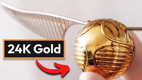 I Made a 24k Golden Snitch!