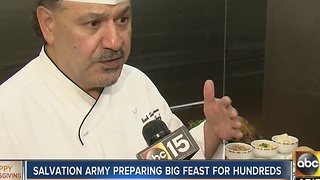 Salvation Army preparing for big Thanksgiving feast