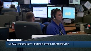 Milwaukee County residents can now text 911 for help in an emergency