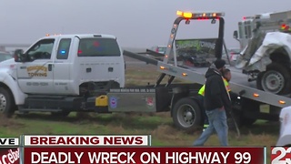 Deadly wreck on Highway 99