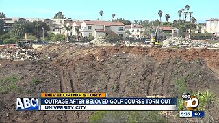 Outrage after former golf course turned to wasteland