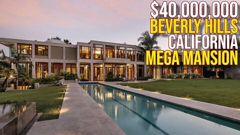 Touring $40,000,000 Beverly Hills 90210 Mega Mansion