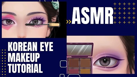 [asmr] tina yong korean makeup | eye makeup | makeup tutorial