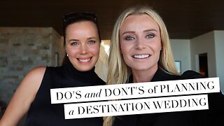 Wedding Planner shares DO's and DONT's of planning a DESTINATION WEDDING | 4 Days until the Wedding
