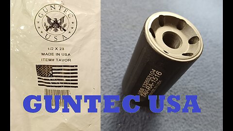 GUNTEC USA, # TAVOR, 1/2 X 28 FAKE SUPPRESSOR, slip over Muzzle Attachment. TAV-RA-1516