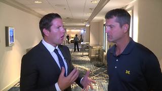 One-on-One with UofM head football coach Jim Harbaugh