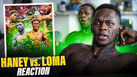 Israel Adesanya Reacts to Haney vs Lomachenko Fight & Talks Boxing