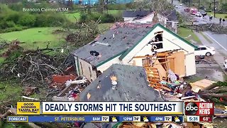 At least 23 people killed in Southeast U.S. tornadoes
