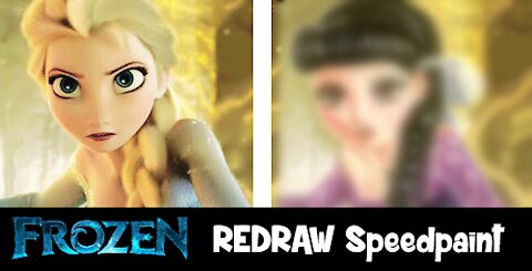 Frozen Redraw Speedpaint