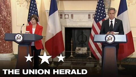Secretary of State Blinken and French Foreign Minister Colonna Hold a Joint Press Conference