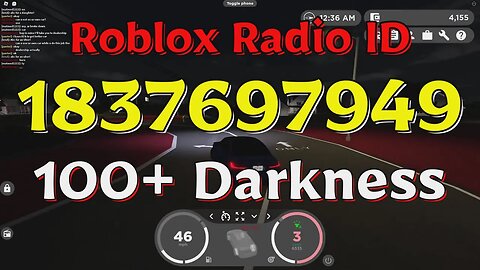 Darkness Roblox Radio Codes/IDs