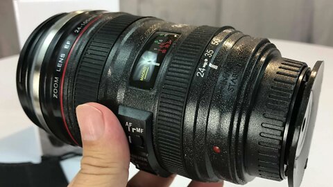 NO SPILL Suction Base Camera Lens Mug Review