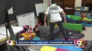 Maslow's Army opens new, low-barrier shelter