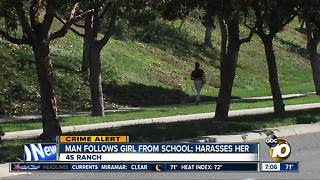 Man follows girl after school