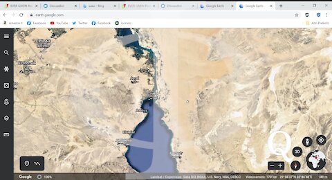 Google Earth oscura la zona dell'incagliamento - A voi ogni considerazione...