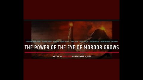 The Power Of The Eye Of Mordor Grows