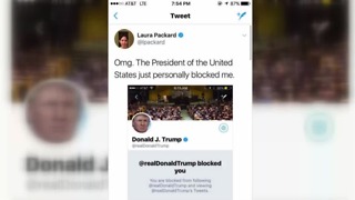 President Trump Twitter blocks Las Vegas woman with cancer