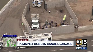 Remains found in canal drainage