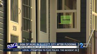 Sign of Hope in Ellicott City after flooding