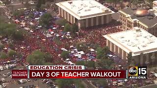 Top stories: Teacher walkout day 3; Tinder Fire