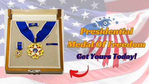 Presidential Medal Of Freedom - In Honor and Liberty 🇺🇸 (Claim Yours Today!)