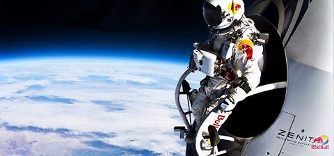 A jumped for space (world record supersonic Freefall)