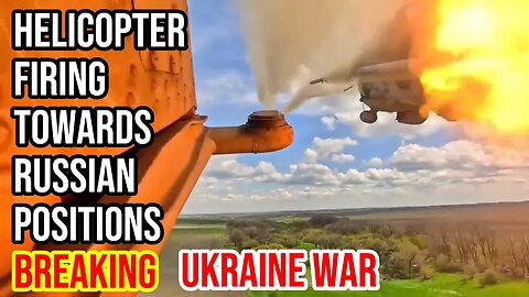 Insane footage of helicopter attack on Russian targets!