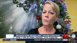 Organizations receive donations from 23ABC Baby Shower