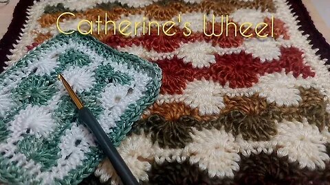 How-to Crochet Catherine's Wheel Pattern Tutorial (Episode 11) Easy Enough For A Beginner!