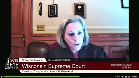 Trump Case SCREAMING JUDGE SHUT DOWN AGAIN!!! Wisconsin Supreme Court