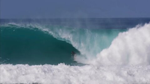 RAW FOOTAGE OF A HEAVY SESSION AT BIG HTs (LANCES RIGHT)