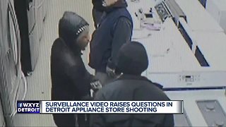 Surveillance video raises questions in Detroit appliance store shooting