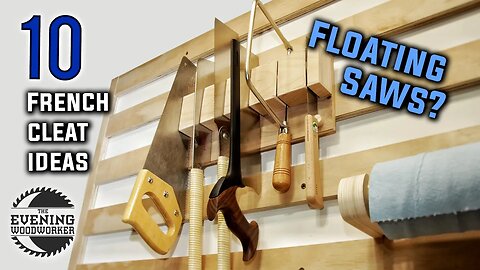 10 Practical French Cleat Tool Holder Ideas | Evening Woodworker