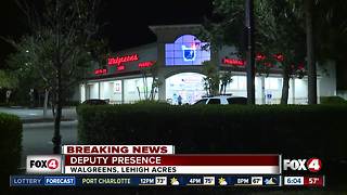 Deputy presence at Lehigh Acres Walgreens Friday morning