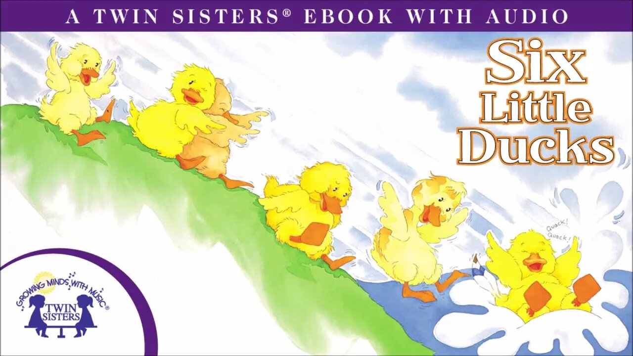 Six Little Ducks - A Twin Sisters®️ Read To Me Video