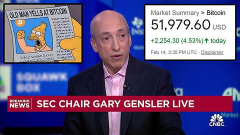 As Bitcoin gains nearly $2k overnight, Gary Gensler tells normies to buy traditional assets! 🤡