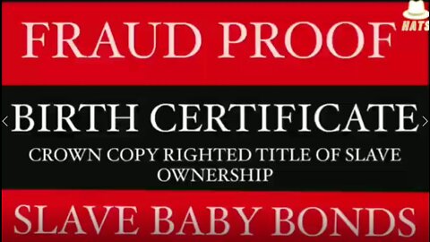 The birth certificate legal fiction fraud