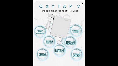 Oxy Tap Infuser Coming to the World 2024 Oxygenate Your Blood