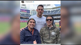 San Diego native and Padres pitcher Joe Musgrove plays local band's song for walk-up