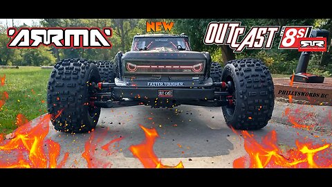 Arrma Outcast 8S EXB RTR Speed Test and 2K Subs Super Thanks Shout Part 1