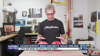 Counterfeit Bike Helmets Sold Online
