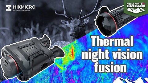 Next-level thermal night vision fusion on deer