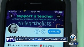 Indian River County teacher turns to Twitter to make classroom improvements