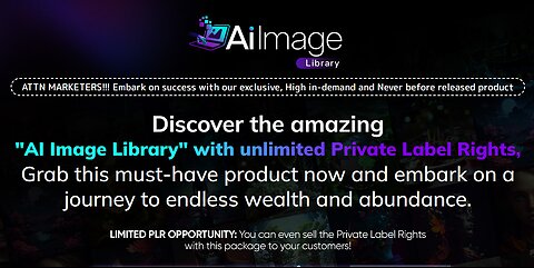Ai Image Library Review | "AI Image Library" with unlimited Private Label Rights