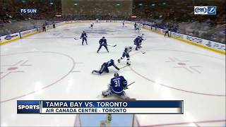William Nylander scores twice as Toronto Maple Leafs beat Tampa Bay Lightning 4-3