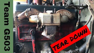 Team G503 Removing The Exhaust And Intake Manifolds From A 1943 Willys MB