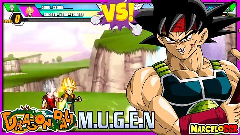 Goku Clone & Gogeta Xeno SSJ Vs. Bardock & Goku SSJ Blue - Dragon Ball M.U.G.E.N