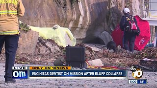 Husband of bluff collapse victim has mission