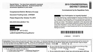 Montana Officials Warn Of RNC Survey That Looks Like Census Form